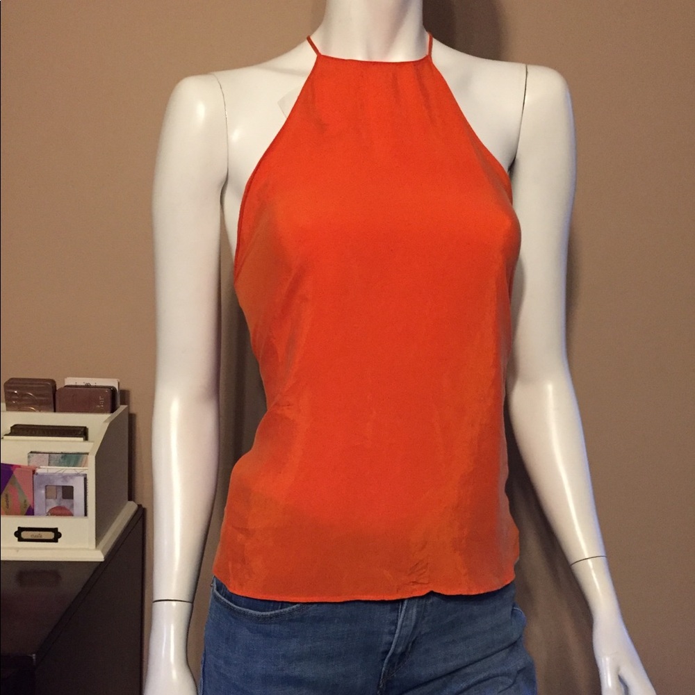 Orange tank top
